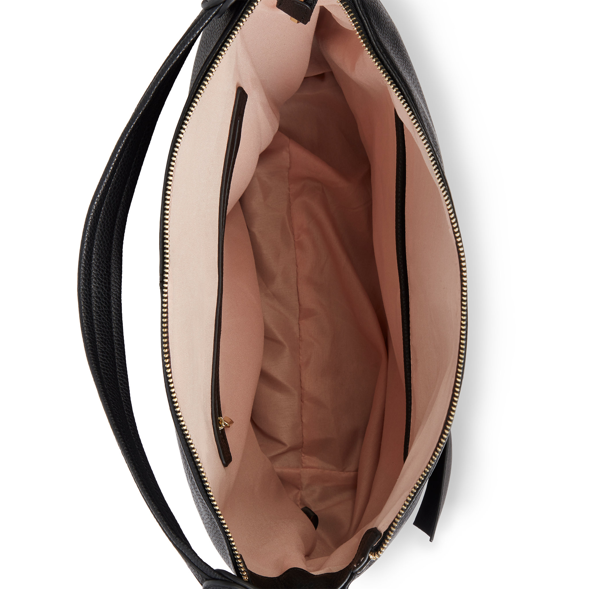 Abelia Black Vegan Hobo Bag-2