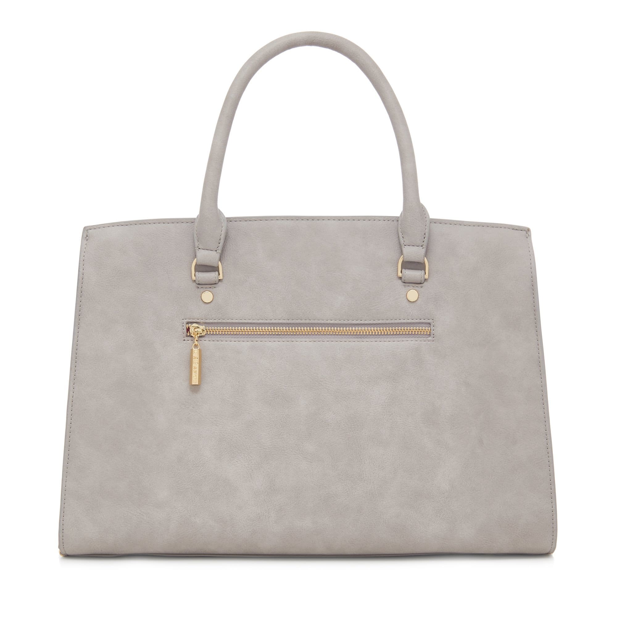 Grey - Aricia Vegan Luxury Computer Bag-2